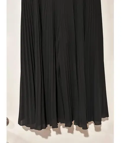 Bailey 44 Coop Culotte in Black Accordion Pleats Wide Leg Size 10 EUC Dressy