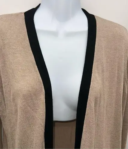 Valerie Stevens Women's Long Cardigan Sweater w/Front Pockets Color Block-Size S