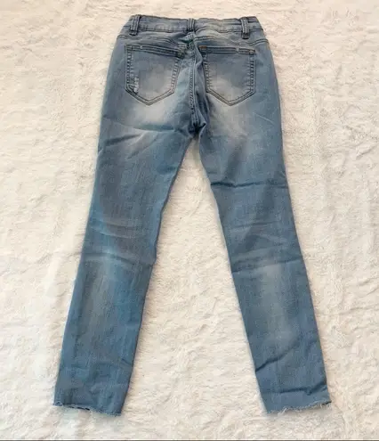 Encore jeans Distressed Skinny Ankle Jeans Size 0