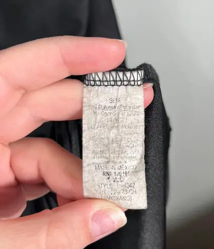 Love j Black Beaded Pearl Convertible Strap Bodycon Midi Dress Medium M Formal