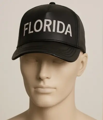 Robin Ruth Florida Satin Black Snapback HatSilver Glitter Letters – UNISEX
(B8!