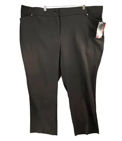 Avenue Pants Womens 26 Black Tummy Control Trouser Slimming Career Stretch NEW Size undefined