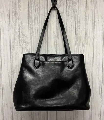 Brahmin Womens Black Leather Tote Bag Black