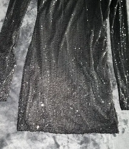 Lucy in the Sky Giulia Square Neck Dress in Black Sequin - $65 (35% Off  Retail) - From Jessica