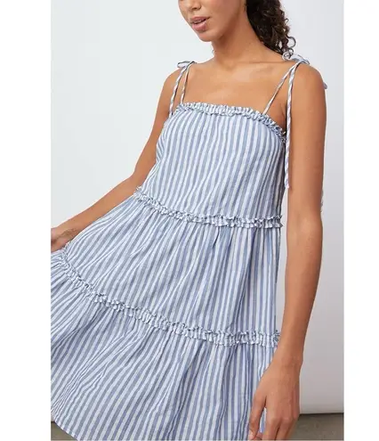 Rails Caralyn Dress Lighthouse Stripe Size Large Preppy Summer Babydoll Coastal - Image 10