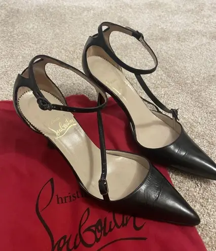 Christian Louboutin Strap Ankle Heels