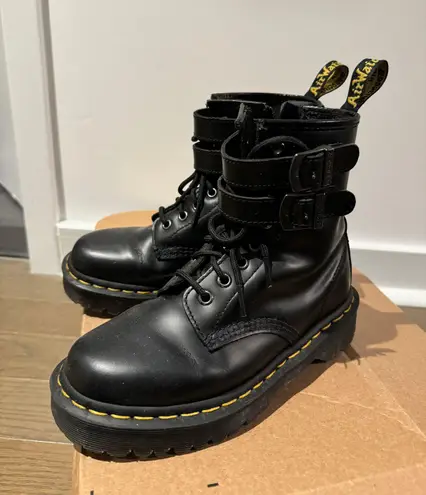 Doc Martens 1460 8-Eye Bex Buckle Boot Black Size 5 - $62 Doc Martens 1460 8-Eye Bex Buckle Boot Black Size 5 - $62