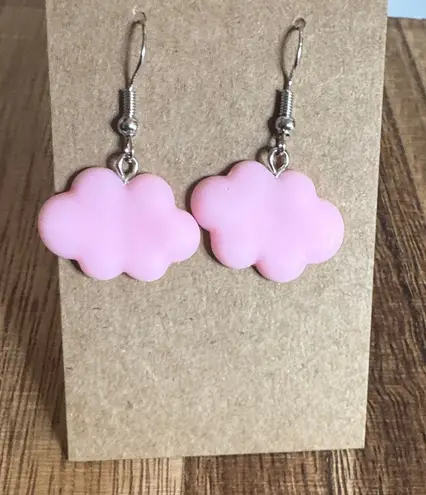 Pink Glow Cloud Earrings
