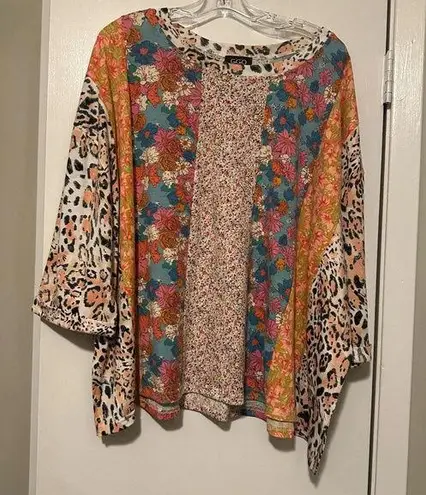 Gigio mixed oversized tunic size M Size M