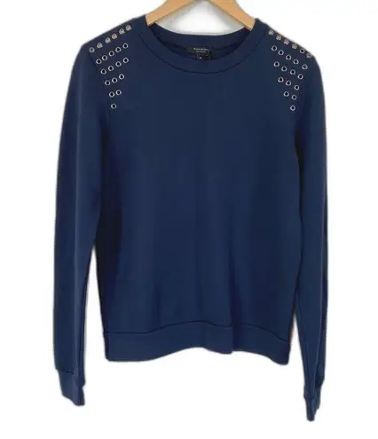 Black Orchid Embellished Sweatshirt Navy Small