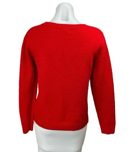 Cupcakes & Cashmere Red French Bulldog Long Sleeve Dog Christmas Sweater Top S