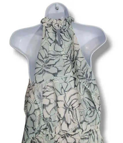 Foxiedox Dress Size Small Women's Maxi Dress Sleeveless High Neck Dress Floral