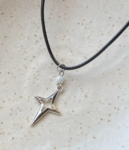 Handmade grunge y2k street sparkle necklace💫🌀