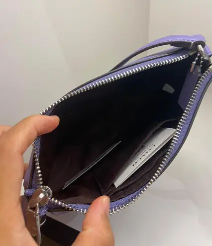 Coach Silver / Light Violet Smooth Leather Nolita 19 #CR364