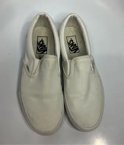 Vans  all white slip on shoes unisex sizes