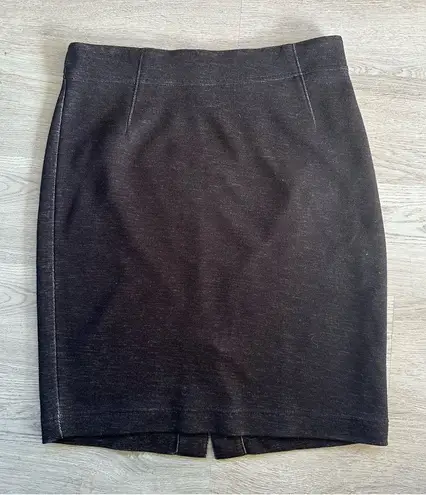 Club Monaco Pencil Skirt Charcoal Gray Women’s 6 Zip