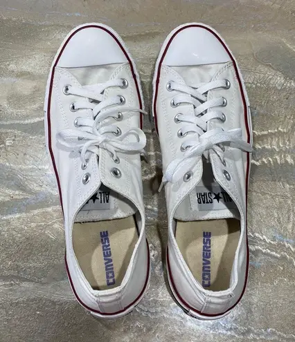 Converse All Star Low Tops Lace Up White Shoes Women’s 13