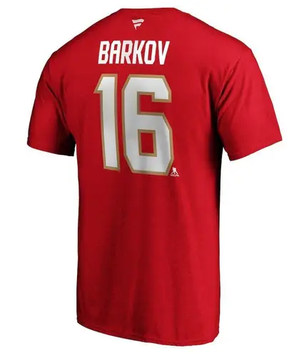 Fanatics Aleksander Barkov Florida Panthers T-Shirt Red