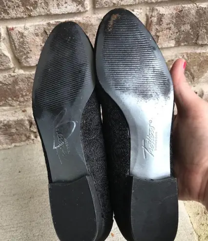 Trotters Black Fabric Shoes Heels 6 Narrow Formal Size undefined