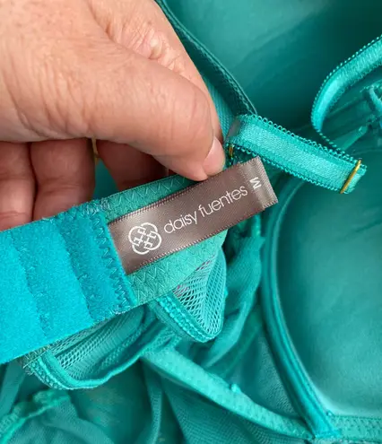 Daisy Fuentes Women’s Intimates Push Up Teddy Flirty Lace Green Size Medium