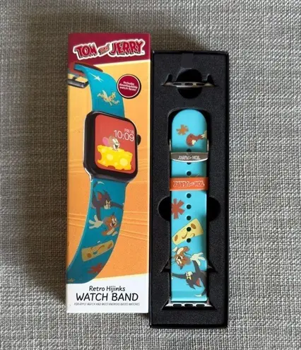 MobyFox Tom And Jerry Retro Hijinks Apple Watch Band 38mm, 40mm, 42mm, 44mm