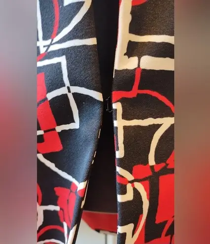 Vintage Birch Hill Multicolored Geometric Patterned Blazer Jacket Size Medium