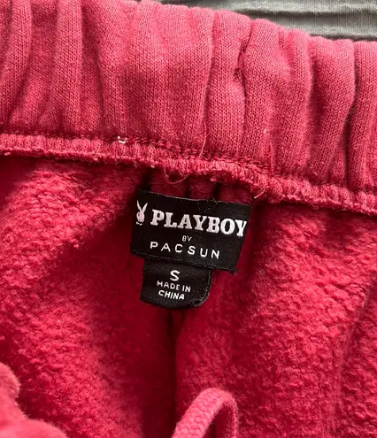 PacSun Playboy Sweatpants Red