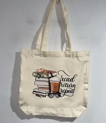 Book bag library tote stacks and coffee thumbnail 3