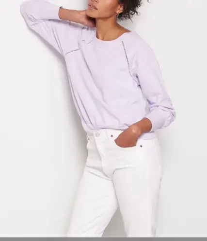 Michael Stars Kai Sweatshirt in Amethyst Size Small