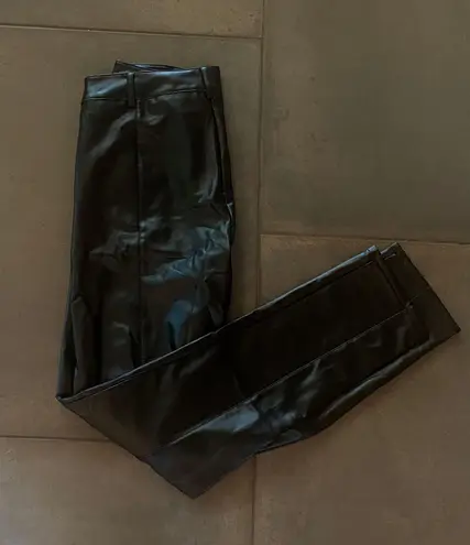 Leather Pants Black Size M