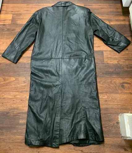 Westview Womens Genuine Leather Black Jacket Size M, , Trench Coat, Made In Korea