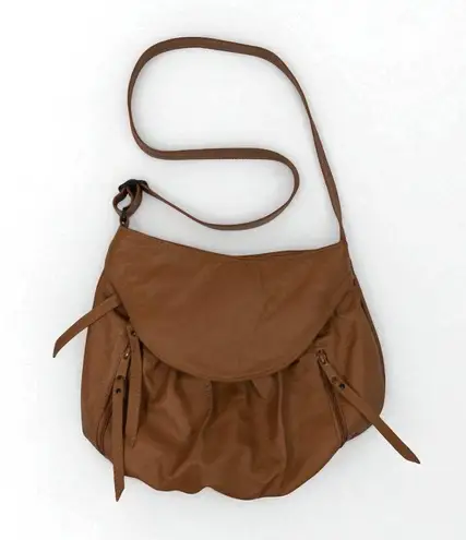 ACE LEATHER GOODS Handcrafted Leather Route #66 Hobo Bag Cowgirl Travel Made USA Brown