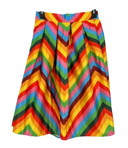 Rainbow Chevron Mid