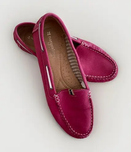 Naturalizer The Hanover Loafer Moccasin Shoes in Pink Sz 8M