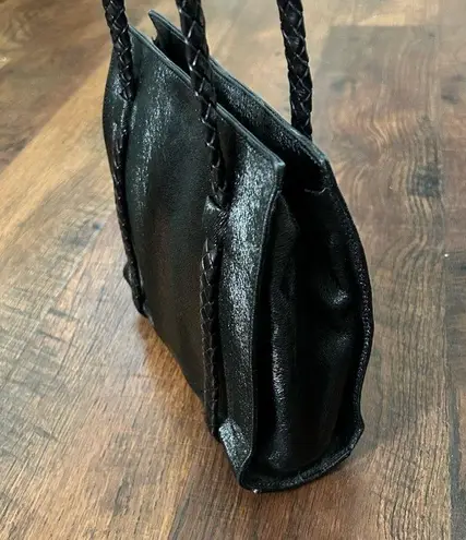 BALLY black leather mini shoulder bag, made in Italy