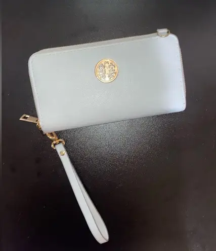 Light Blue Wristlet /Wallet Purse