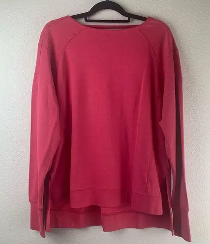 Sweaty Betty New  After Class Sport Sweatshirt Tayberry Pink Size M