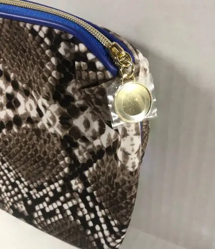 Estée Lauder Estee Lauder Butterfly Snakeskin Velvet Cosmetic Makeup Travel Bag Clutch Gem