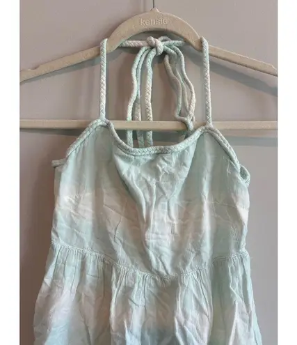 Aerie NWT  Pool To Party Maxi Tie Dye Tiered Dress Size XS Blue - Image 4