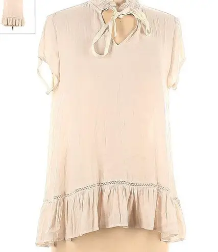 Ro & De  beautiful romantic style blouse flowy and sheer