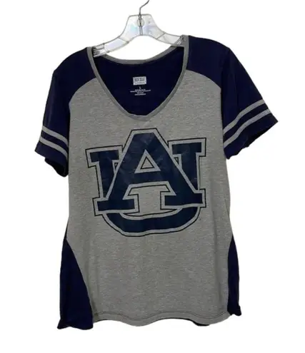 Box Seat Clothing Blue Gray Auburn Tigers Jersey Shirt Womens Large Football