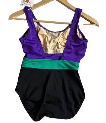 ILGWU Union Made Vintage Swimsuit Women's One Piece New Size 8 Black