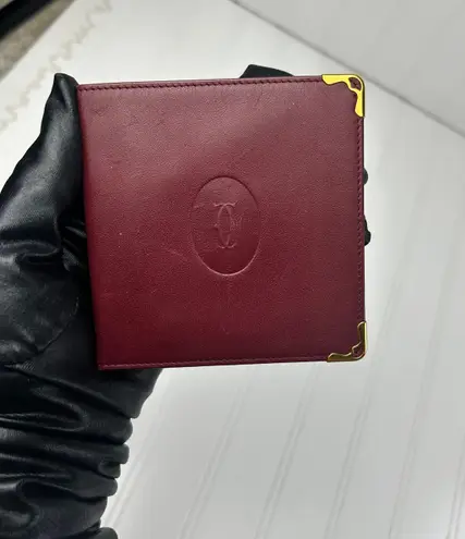 Cartier Must De Small Leather Goods, Coin/banknote/credit Card Wallet
