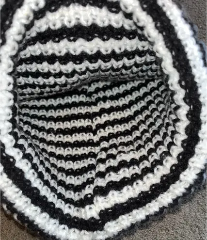 Charles Jeffrey ‘Loverboy’ Black & White Striped Adult Winter Hat Multiple