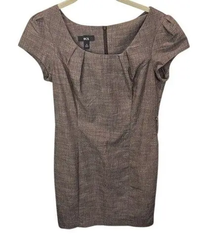 BCX Brown Career Dress Work Office Party Sheath Fitted Women's Size 13