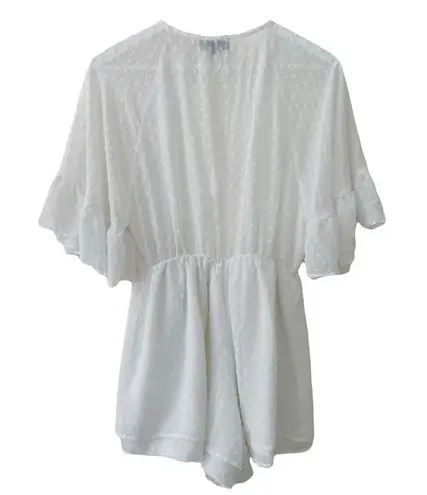 Majorelle Swiss Dot Courtney Romper Sz S