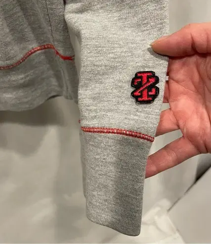 IZOD Vintage look Collegiate OSU Ohio State crew neck gray kangaroo sweatshirt