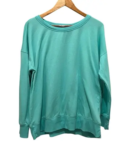 Ideology Mint Green Sz XXL Shirt Crossover Sweatshirt Comfy Athletic Top Blouse