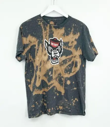 NC State Wolfpack Custom One Of A Kind Reverse Dyed Graphic Tee SZ M Size M