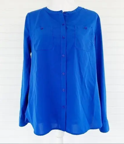 Laura Scott Career Button Down Blouse Size Medium